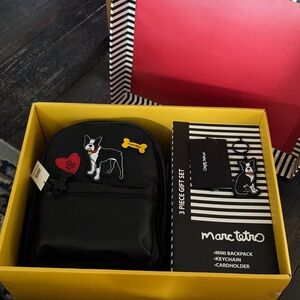 Marc Tetro Black Dog Design Mini Backpack Set